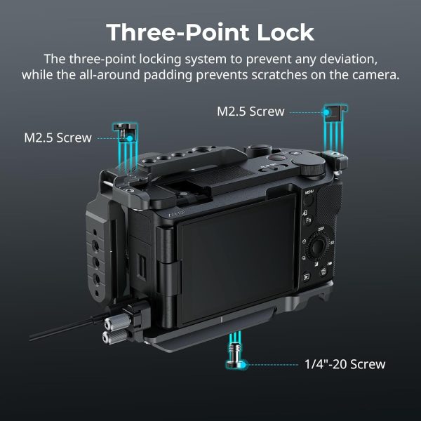 Sony ZV-E10 II Cage Kit SMALLRIG Video Stabilizer-5