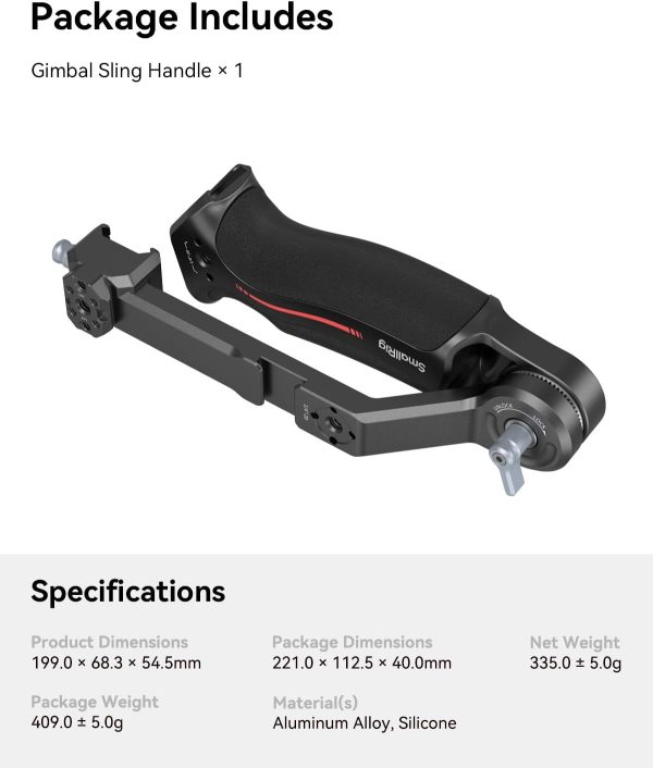 DJI RS 5 Sling Handgrip by SmallRig-8