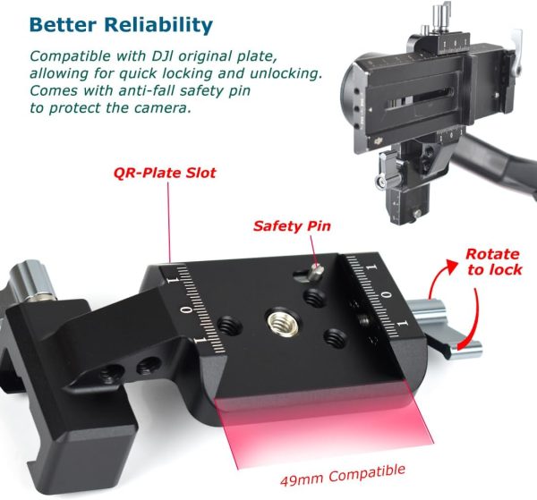 DJI RS3 Pro Vertical Camera Mount KOQINVIZ-3