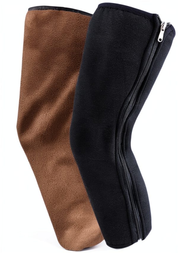 Fiocias Brown Lining Knee Protector for Men-6