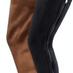 Fiocias Brown Lining Knee Protector for Men-0