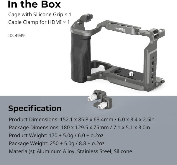 Sony ZV-E10 II Cage Kit SMALLRIG Video Stabilizer-8