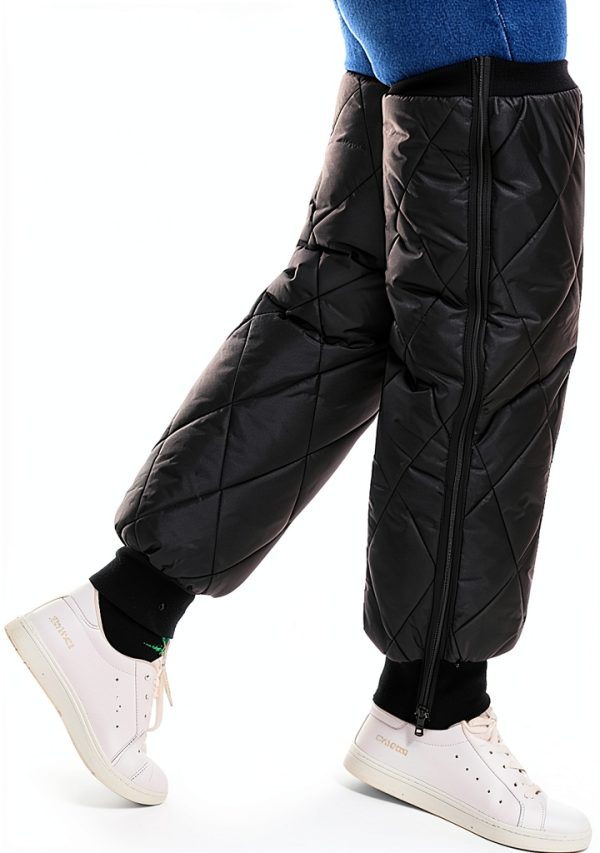 Cycling Knee Warmers Black Unisex-0