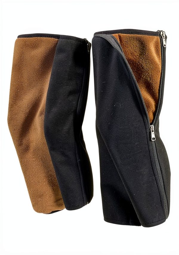 Fiocias Brown Lining Knee Protector for Men-4