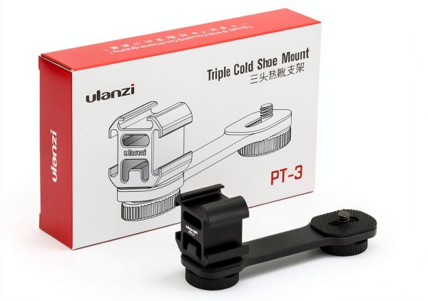 Universal Gimbal Mount ULANZI Triple Shoe Bracket-6
