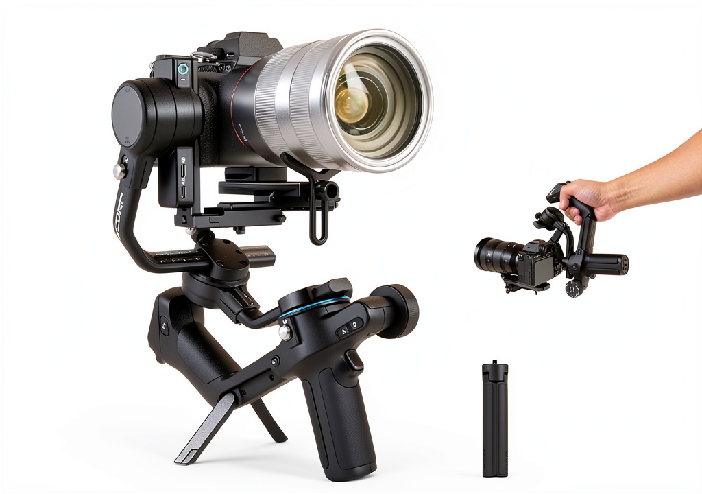 SCORP 2 mounted vertically for portrait video shooting