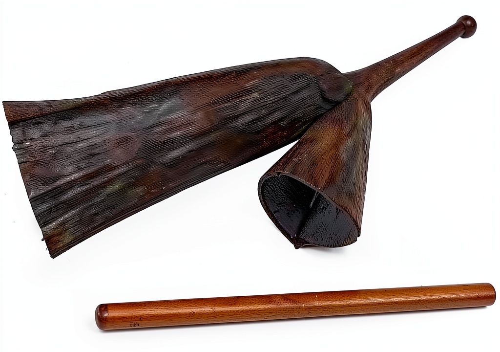 Traditional African agogo bells made from brass