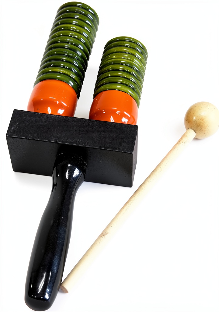 Wooden agogo bells for kids music education