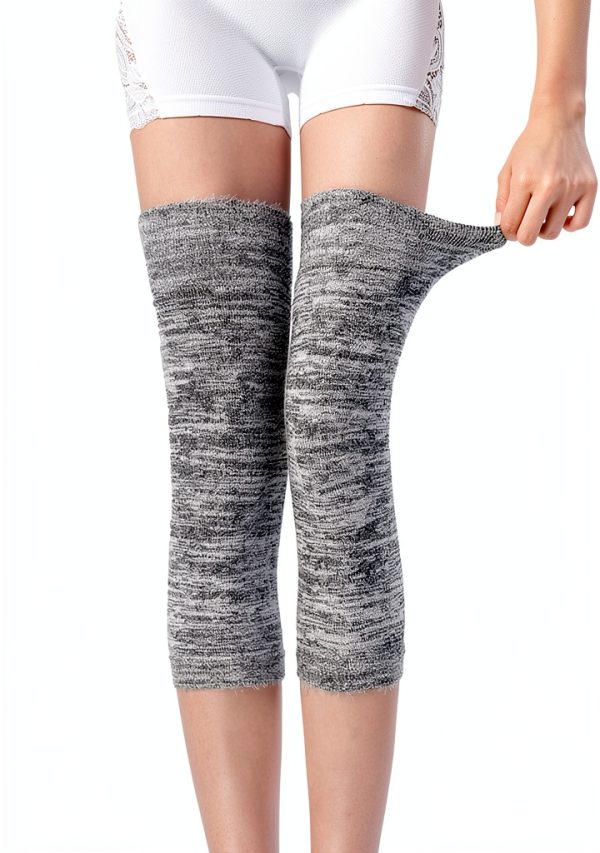 Gray Cycling Leg Warmers for Women by Pavo-1