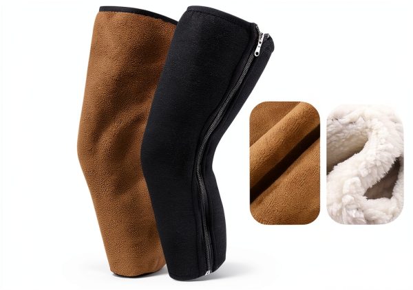 Fiocias Brown Lining Knee Protector for Men-3
