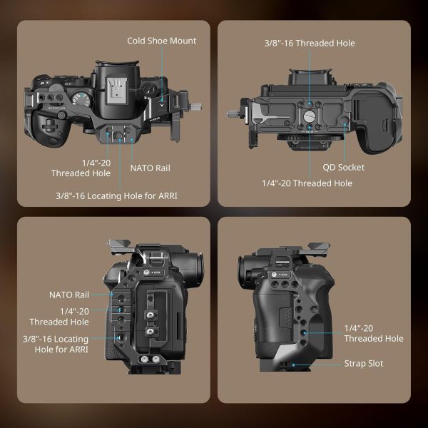 Canon R6 Mark II Camera Cage Kit by SmallRig-4