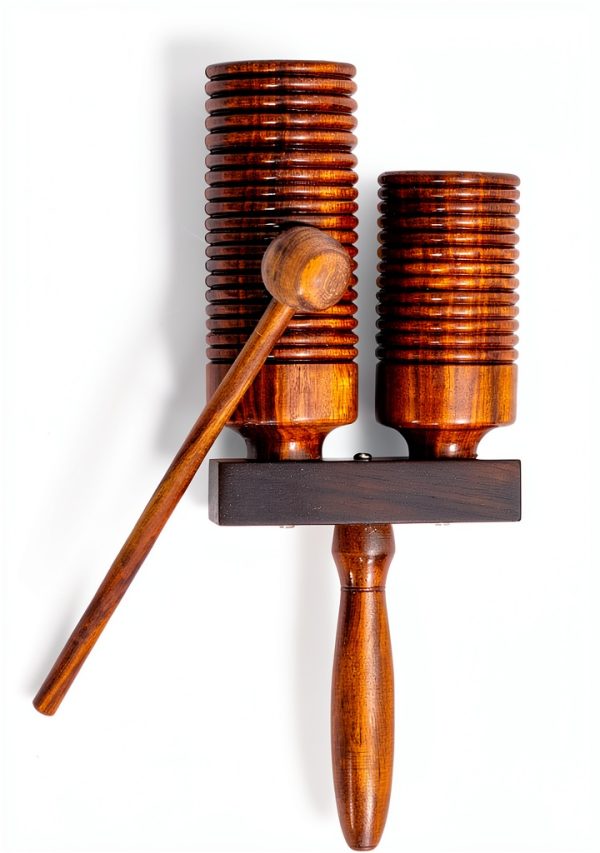 Pavo PP266 Agogo Bells Musical Instruments Wooden Finish-0