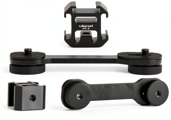 Universal Gimbal Mount ULANZI Triple Shoe Bracket-2