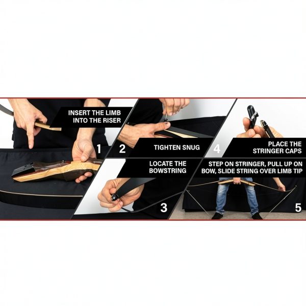 Tigershark Pro V2 Recurve Bow Southwest Aluminum-5