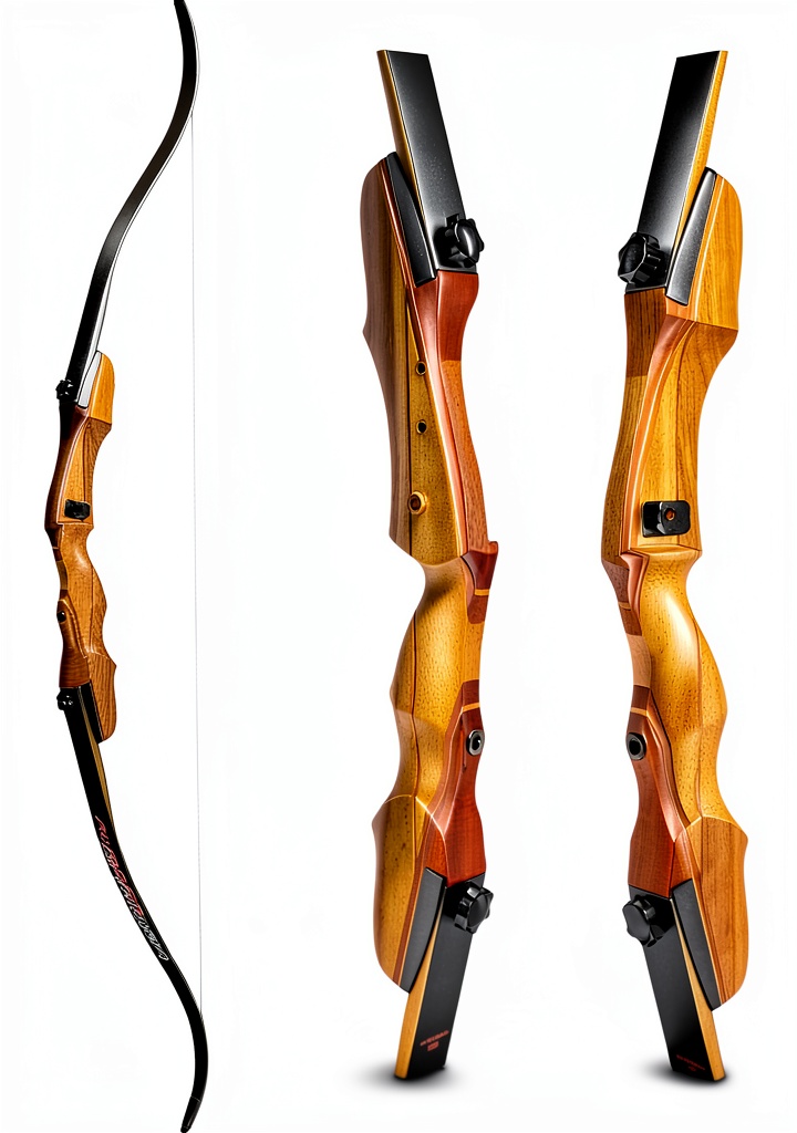 Motion Zeus recurve bow being used in a forest setting