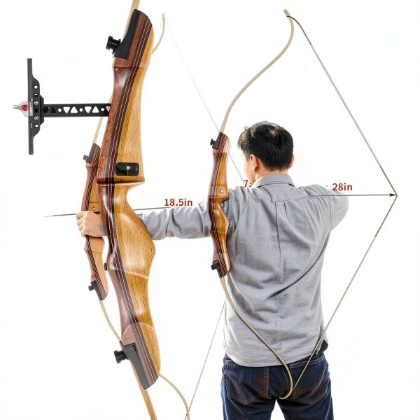 SOPOGER Recurve Bow and Arrow Set for Teens-3