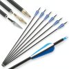 SERfawnCH Recurve Bow 51in Black Aluminum Carbon Fiber 35lb Draw-3