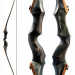 Recurve Bow GLURAK 166025 60LB Right Hand Gray Wood-0