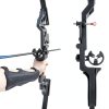 SERfawnCH Recurve Bow 51in Black Aluminum Carbon Fiber 35lb Draw-4