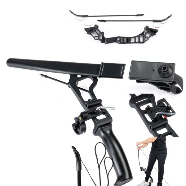 SERfawnCH Recurve Bow 51in Black Aluminum Carbon Fiber 35lb Draw-6