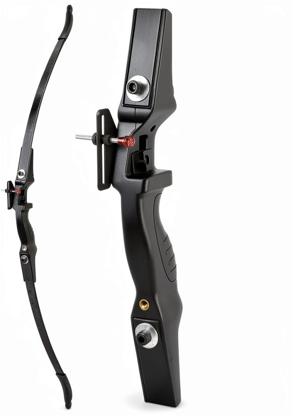 Reverse Bow 30lb Black Nylon Recurve Set by Catch Hunt-0
