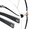 Recurve Bow GLURAK 166025 60LB Right Hand Gray Wood-8